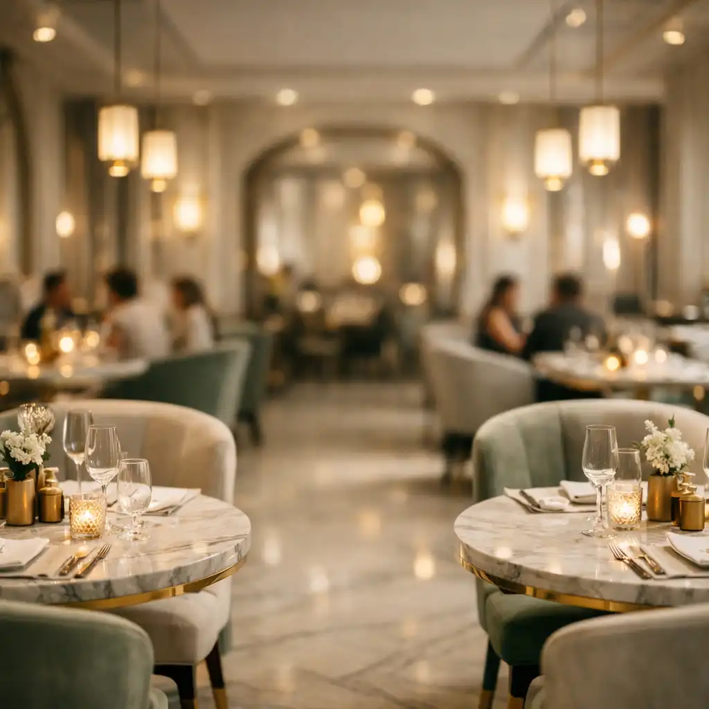 Eleganckie wnętrze restauracji